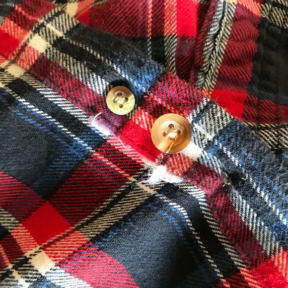 Woolrich Flannel 100% Cotton Shirt Front Pocket XL - Picture 8 of 8